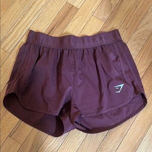 Women's Maroon Gym Shorts